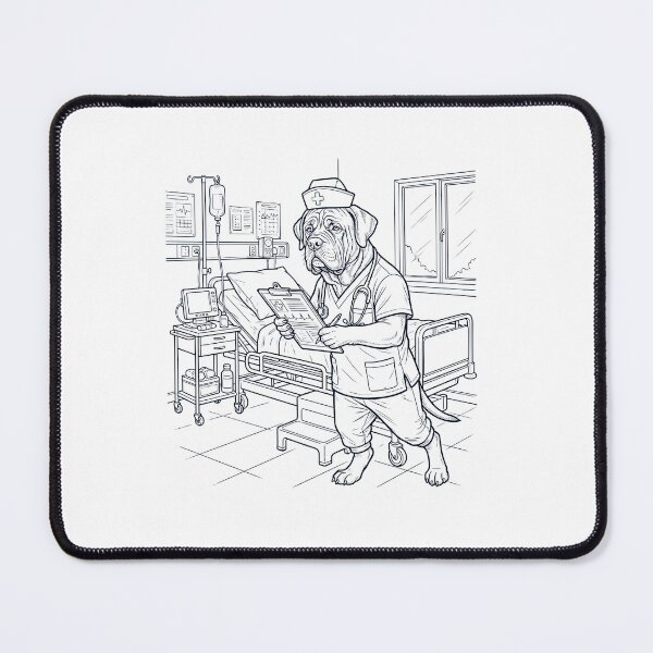 Item preview, Vintage Mastiff Nurse Dog Dad Mom Lover designed and sold by TerryConnells.