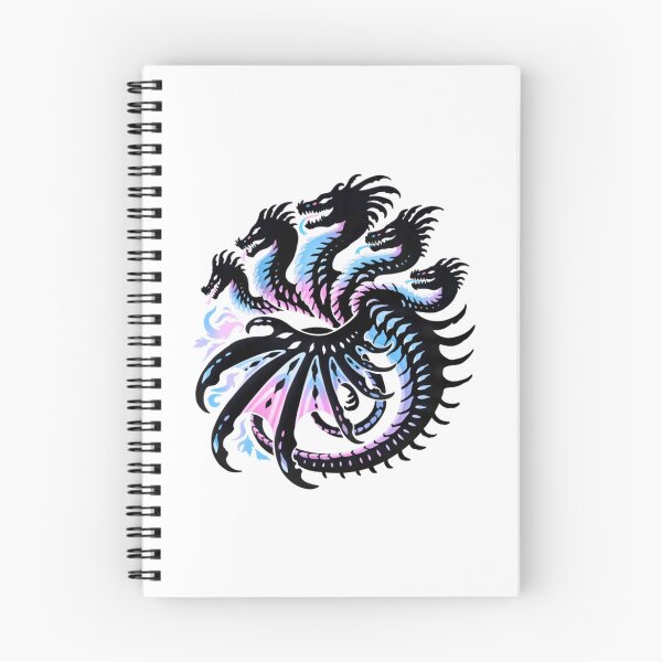 Item preview, Trans Pride Colors Multi Headed Hydra Art designed and sold by BOGirlartcraft.