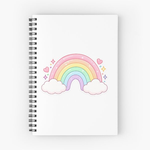 Item preview, Kawaii rainbow sticker designed and sold by Blushbomb.