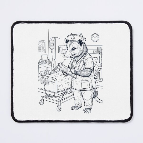 Item preview, Vintage Opossum Nurse Animal Lover designed and sold by TerryConnells.