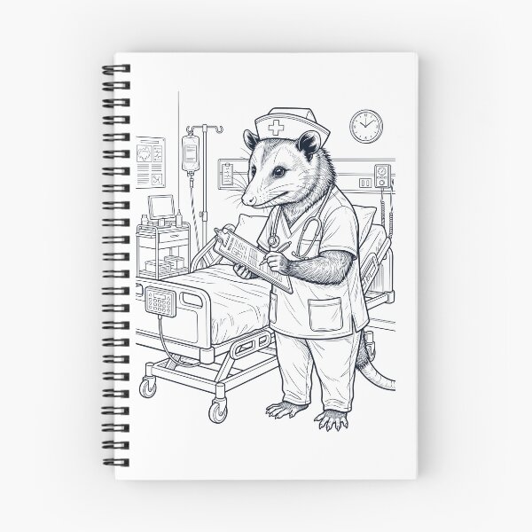 Item preview, Vintage Opossum Nurse Animal Lover designed and sold by TerryConnells.