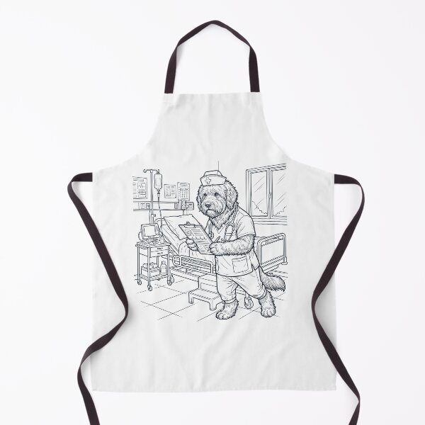 Item preview, Vintage Old English Sheepdog Nurse Dog Dad Mom Lover designed and sold by TerryConnells.