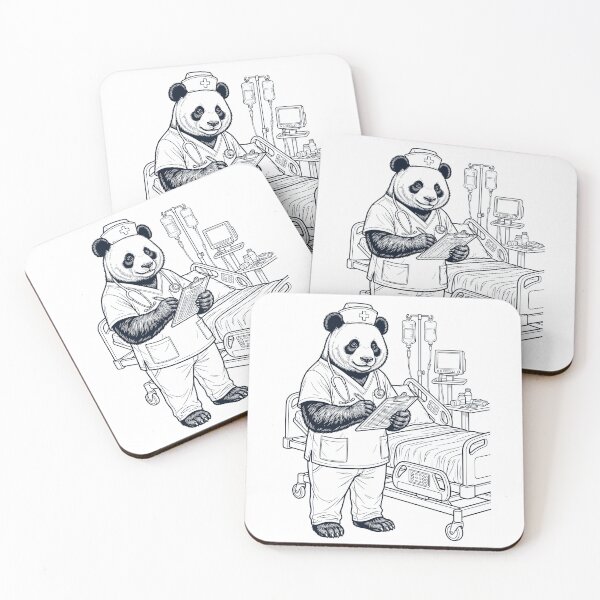 Item preview, Vintage Panda Nurse Animal Lover designed and sold by TerryConnells.