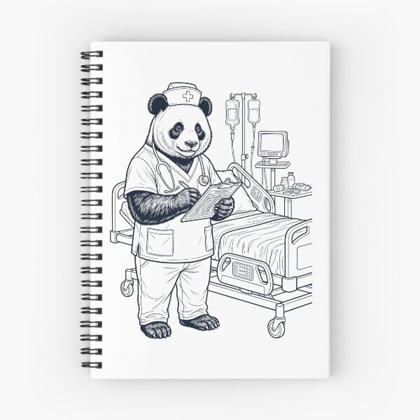 Item preview, Vintage Panda Nurse Animal Lover designed and sold by TerryConnells.