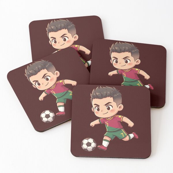 Item preview, Kawaii Football Star Number 7 Soccer Champion Anime Sports Art  designed and sold by RosetteArtists.