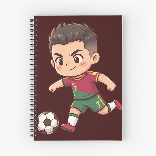 Item preview, Kawaii Football Star Number 7 Soccer Champion Anime Sports Art  designed and sold by RosetteArtists.