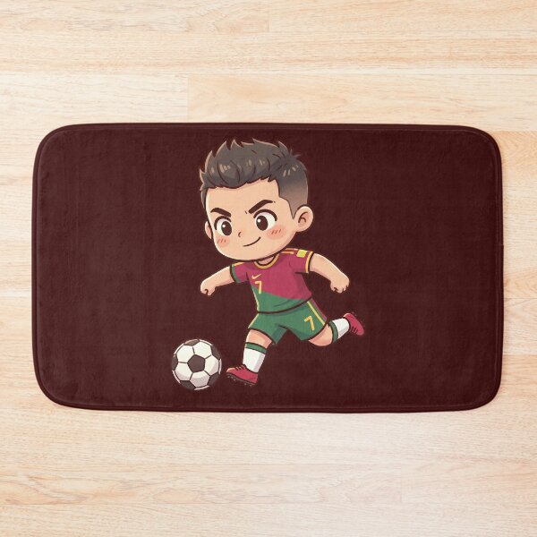 Item preview, Kawaii Football Star Number 7 Soccer Champion Anime Sports Art  designed and sold by RosetteArtists.