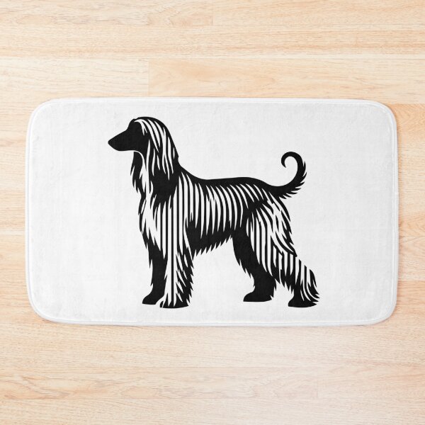 Item preview, Affie Silhouette - Minimalist Linear Afghan Hound designed and sold by Pfotenfaden.