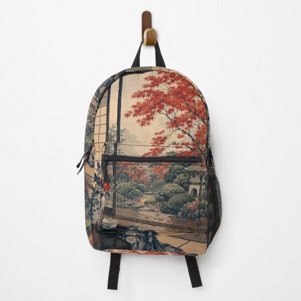 Item preview, Autumn Garden View - Vintage Japanese Aesthetic Ukiyo-e Art designed and sold by bapupa.