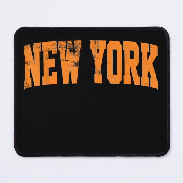 Item preview, vintage new york retro three stripes weathered blue & orange designed and sold by mariazin.