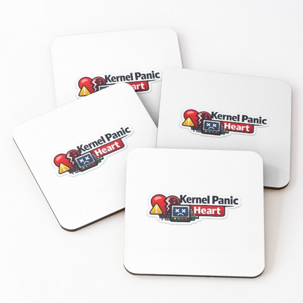 Item preview, Kernel Panic Heart Tech Sticker designed and sold by BrightMindPrint.