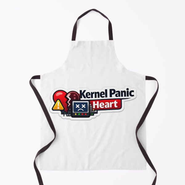 Item preview, Kernel Panic Heart Tech Sticker designed and sold by BrightMindPrint.