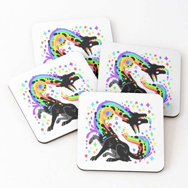 Item preview, Cosmic Twisty Rainbow Wolf Fantasy Art designed and sold by BOGirlartcraft.