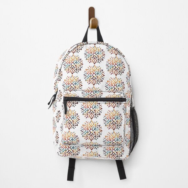 Item preview, Tribal Aztec Bloom Geometric Flower Art designed and sold by Osmose-Studio ⭐⭐⭐⭐⭐.
