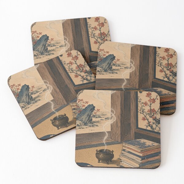 Item preview, Incense and Ink - Vintage Japanese Aesthetic Ukiyo-e Art designed and sold by bapupa.