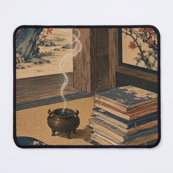 Item preview, Incense and Ink - Vintage Japanese Aesthetic Ukiyo-e Art designed and sold by bapupa.