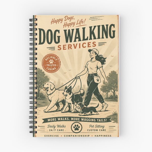Item preview, Dog walking Services designed and sold by VisionCrafft.