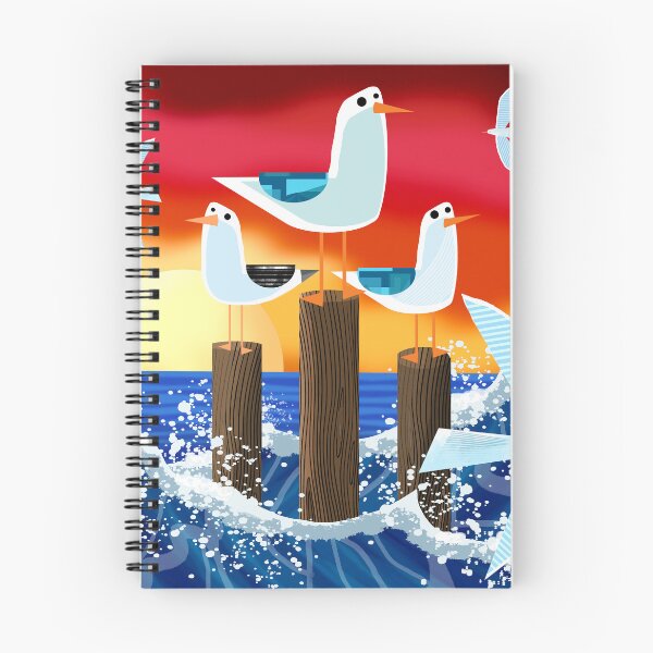 Item preview, Seagulls at Sunset designed and sold by Andrew  Hitchen.