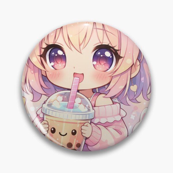 Item preview, Kawaii chibi girl with bubble tea designed and sold by AlphaRo.
