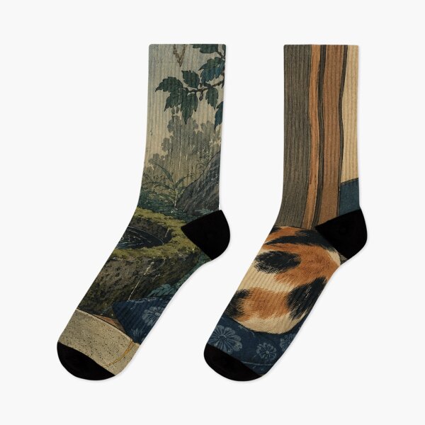 Item preview, Wabi-Sabi Rain - Vintage Japanese Aesthetic Ukiyo-e Art designed and sold by bapupa.
