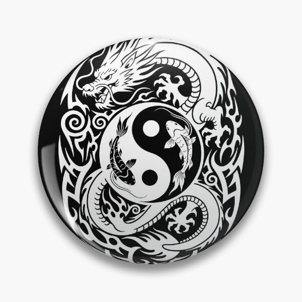 Item preview, Ying Yang / Koi Fish / Dragon 2 designed and sold by DarrenAshenOne.