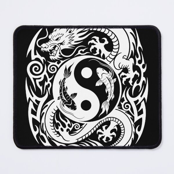 Item preview, Ying Yang / Koi Fish / Dragon 2 designed and sold by DarrenAshenOne.