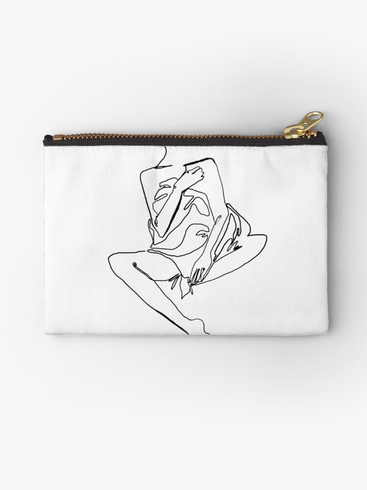 Continuous zipper online pouch