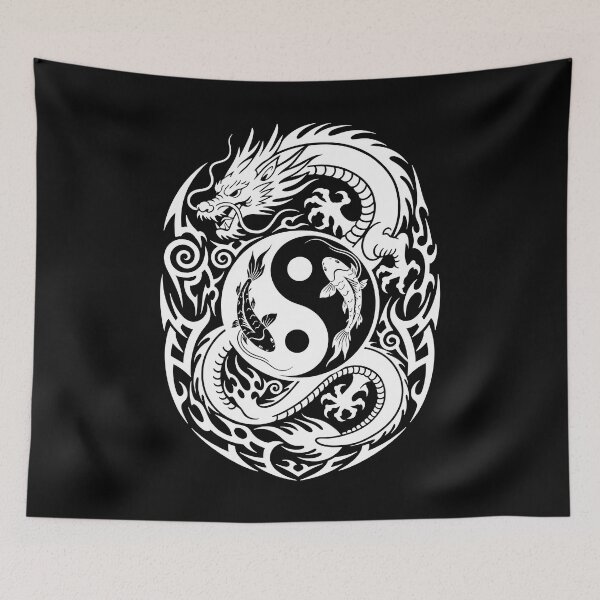 Item preview, Ying Yang / Koi Fish / Dragon 2 designed and sold by DarrenAshenOne.