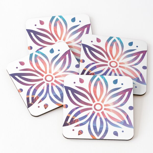 Item preview, Cosmic Horizon Bloom Geometric Flower Art designed and sold by Osmose-Studio ⭐⭐⭐⭐⭐.
