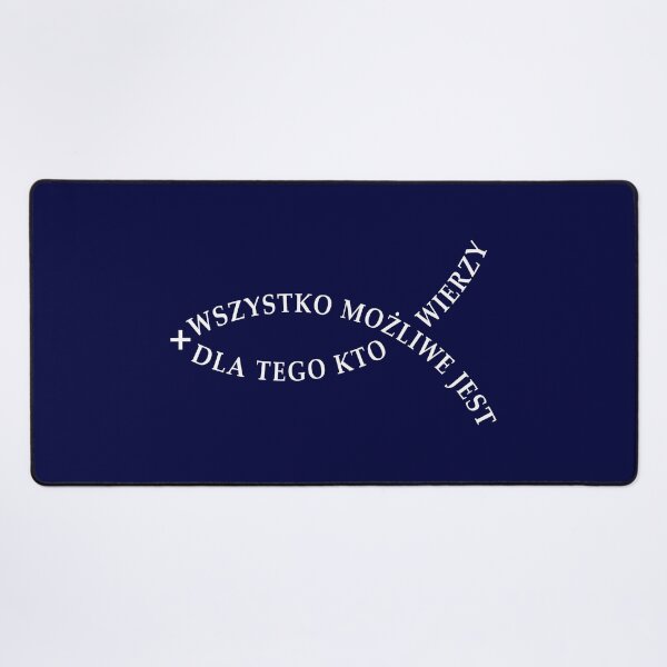 Item preview, [Polish] The Christian symbol of the Ichthys fish - Bible quote designed and sold by Contrast-Factory.