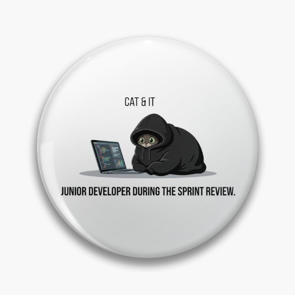 Item preview, Funny Junior Developer Gift Cat Sprint Review Hoodie  Cat Developer Humor Shirt Programmer Cat Gift designed and sold by Dev Mode.
