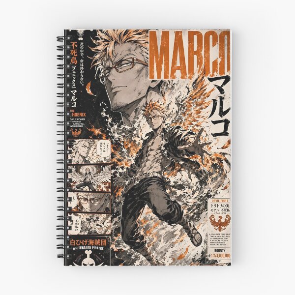 Item preview, Marco The Phoenix One Piece Vintage Anime | Whitebeard Pirates Commander Art designed and sold by Dyan4.