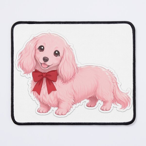 Item preview, Pink dachshund designed and sold by Trash-Angel.