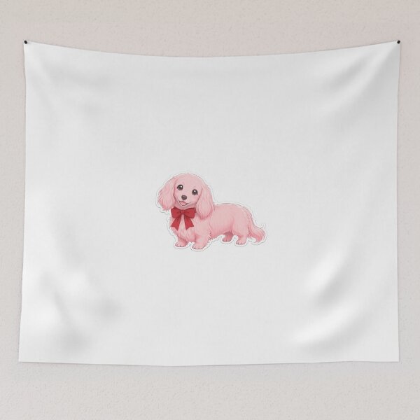 Item preview, Pink dachshund designed and sold by Trash-Angel.