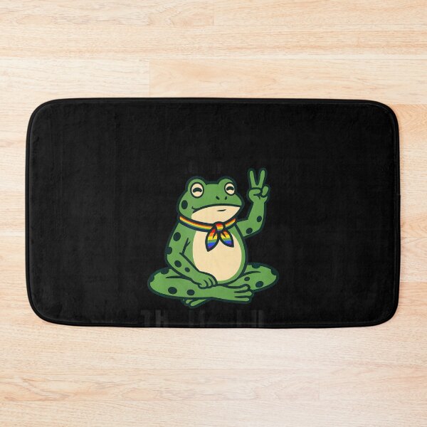 Item preview, Ribbit Against The Machine Portland Frog Peace Protest Rally #3840 designed and sold by trusty-ben-art.