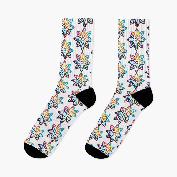 Item preview, Kaleidoscope Neon Bloom Geometric Flower Art designed and sold by Osmose-Studio ⭐⭐⭐⭐⭐.