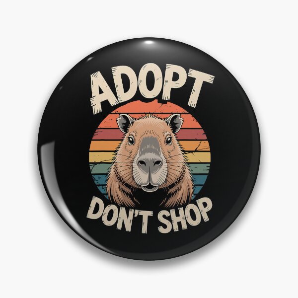 Item preview, Adopt Don't Shop Capybara Capybara Lover designed and sold by Littermin.