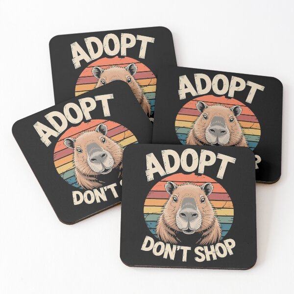 Item preview, Adopt Don't Shop Capybara Capybara Lover designed and sold by Littermin.