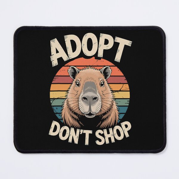 Item preview, Adopt Don't Shop Capybara Capybara Lover designed and sold by Littermin.