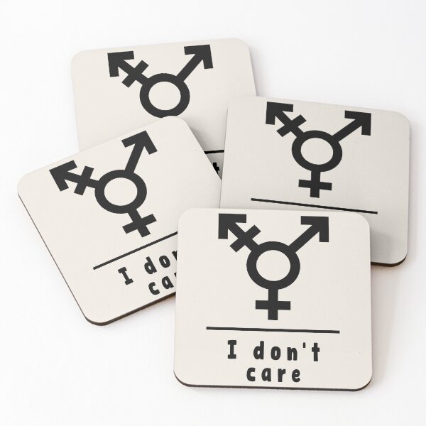 Item preview, I Don't Care, Gender neutral, Human First black, Gender Never Matters, Same Blood color designed and sold by re-make-.