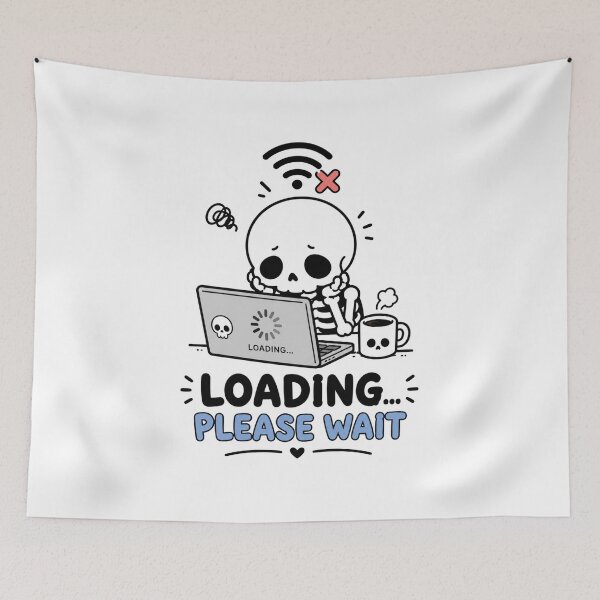 Item preview, Please Wait Loading Funny Computer Nerd T-Shirt  designed and sold by MaynyStudio.