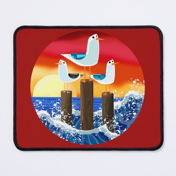 Item preview, Seagulls at Sunset designed and sold by Andrew Hitchen.