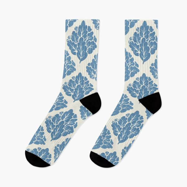 Item preview, Oak leaves medallion lattice, blue designed and sold by Caroline Rausch.