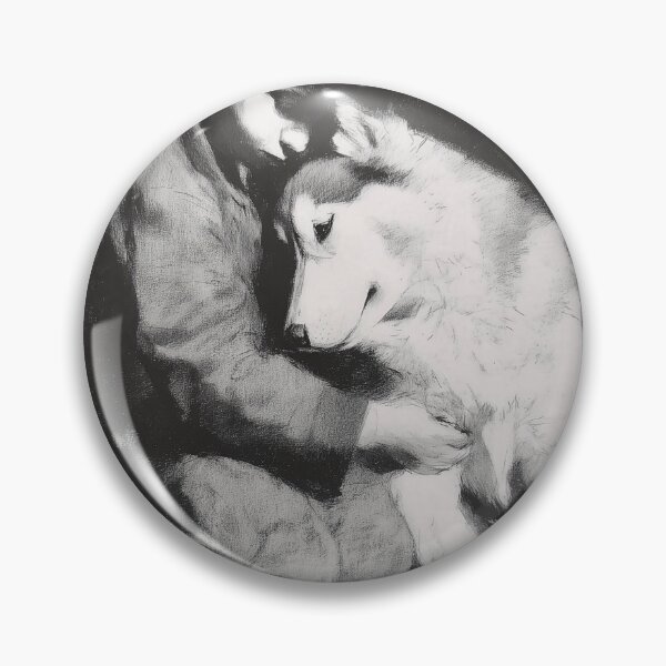 Item preview, Child Embracing a husky designed and sold by lautir.