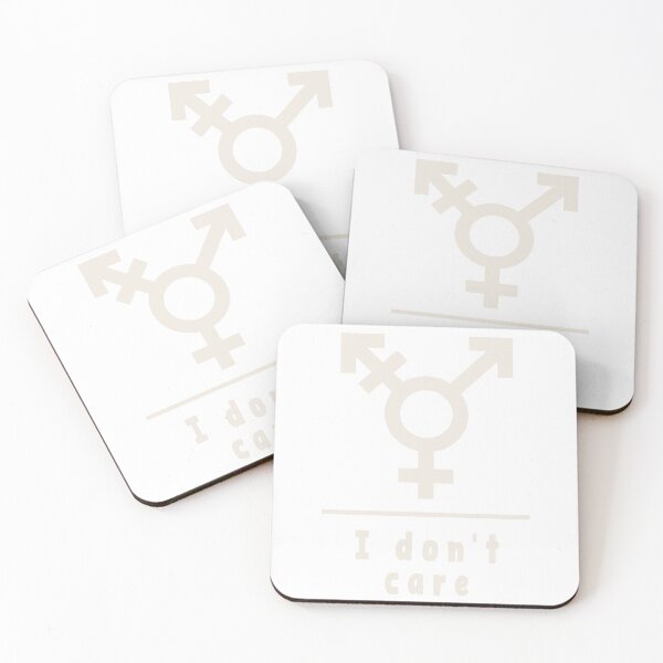 Item preview, I Don't Care Beige, Gender neutral, Human First, Gender Never Matters designed and sold by re-make-.