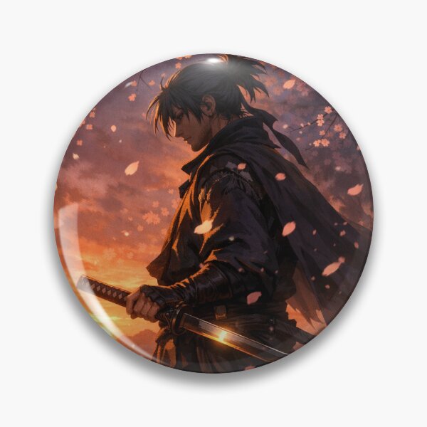 Item preview, Samurai under cherry blossoms designed and sold by AlphaRo.