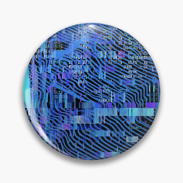 Item preview, Blue Glitch Signal designed and sold by Bulografik.