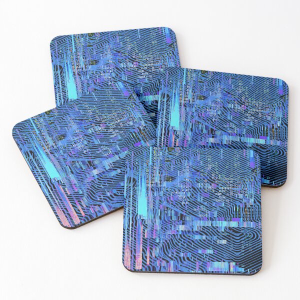 Item preview, Blue Glitch Signal designed and sold by Bulografik.