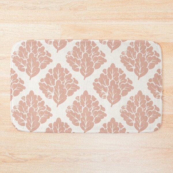 Item preview, Oak leaves medallion lattice, pastel pink designed and sold by Caroline Rausch.