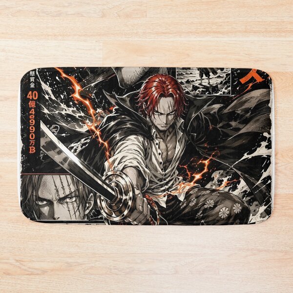 Item preview, Shanks One Piece Poster – Red Hair Pirates Anime Wall Art, Yonko Manga Canvas, Akagami no Shanks Wanted Bounty Decor designed and sold by Dyan4.